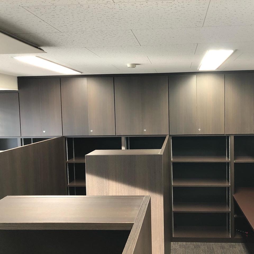 岡山大学医局講師室家具納品　設計・施工の画像