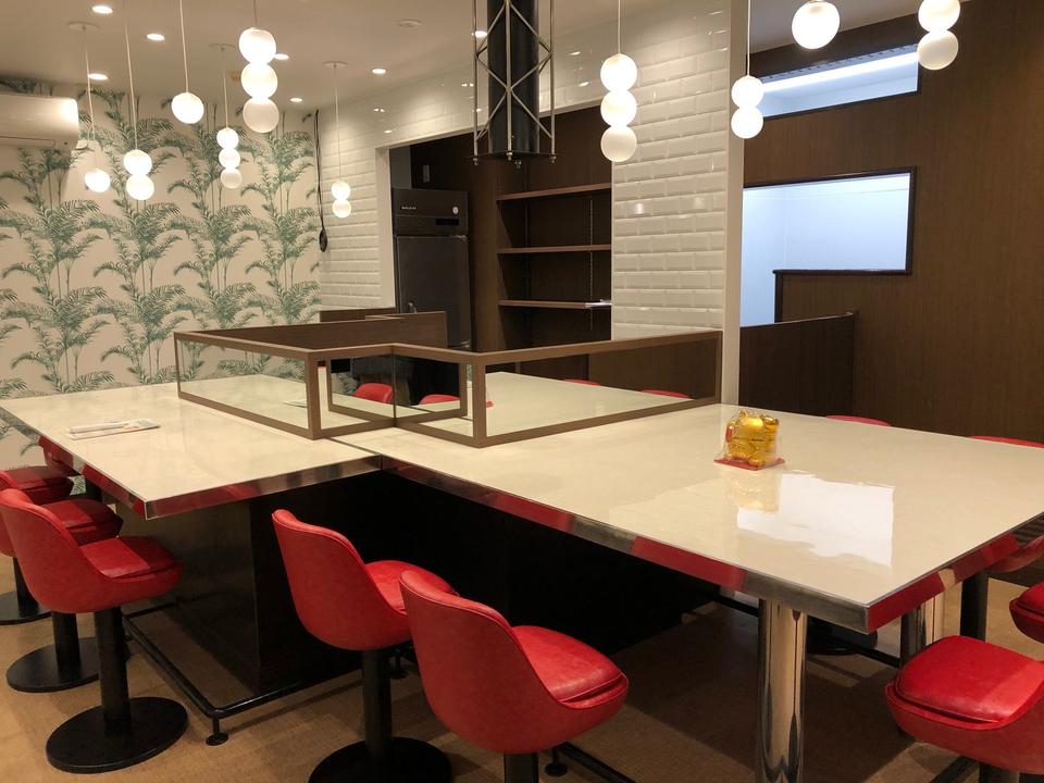岡山市内飲食店内装設計の画像
